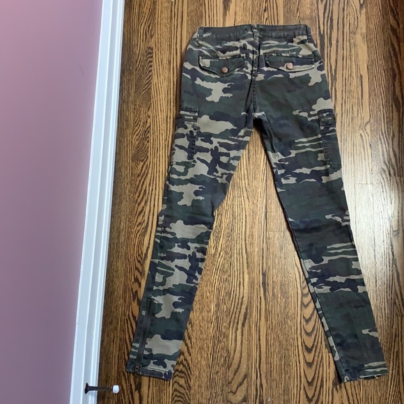 Camo Skinny Moto Jeans - Picture 7 of 8
